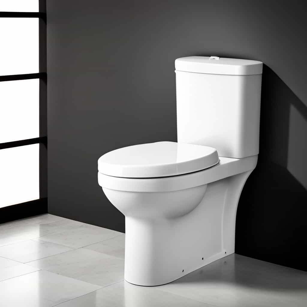 White toilet