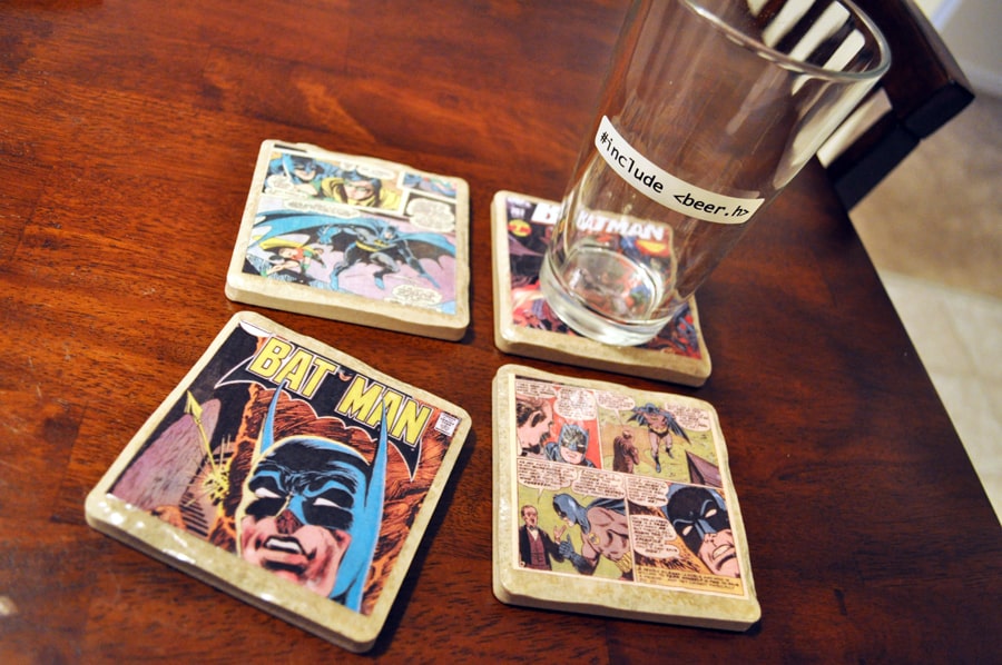 Comic Book Coasters