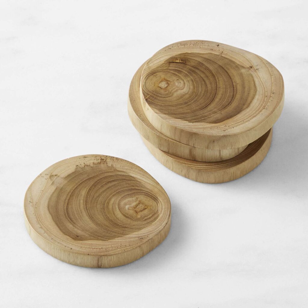 Williams Sonoma Wooden Coasters: Best for Traditional Style
