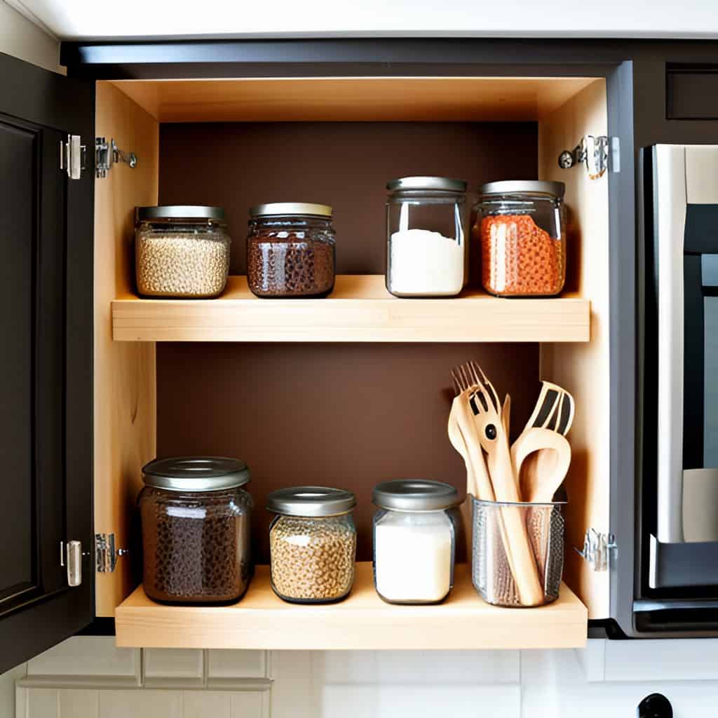 Kitchen Organization Shelves DIY Floating Shelves