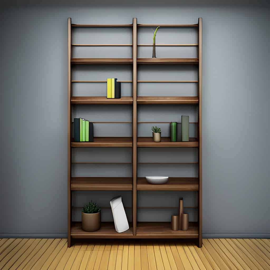 Double Ladder Bookshelf