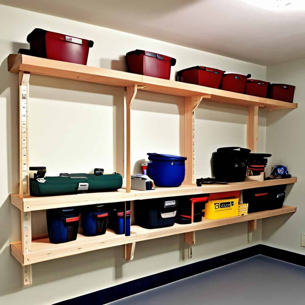 Garage Shelves for Extra Storage. 